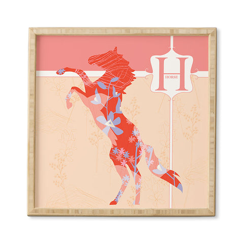 Jennifer Hill Miss Horse Framed Wall Art
