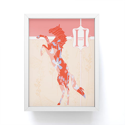 Jennifer Hill Miss Horse Framed Mini Art Print