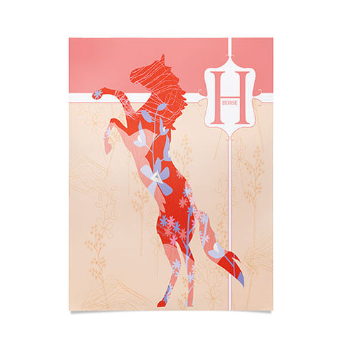 Jennifer Hill Miss Horse Poster