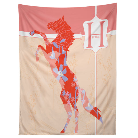 Jennifer Hill Miss Horse Tapestry