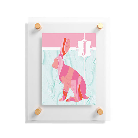 Jennifer Hill Miss Jackrabbit Floating Acrylic Print
