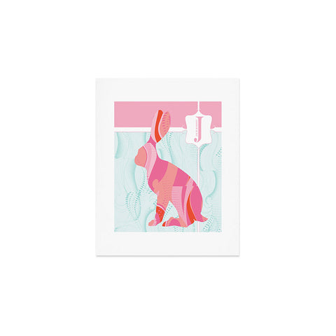 Jennifer Hill Miss Jackrabbit Art Print