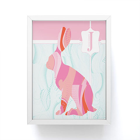 Jennifer Hill Miss Jackrabbit Framed Mini Art Print