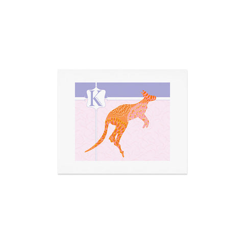 Jennifer Hill Miss Kangaroo Art Print