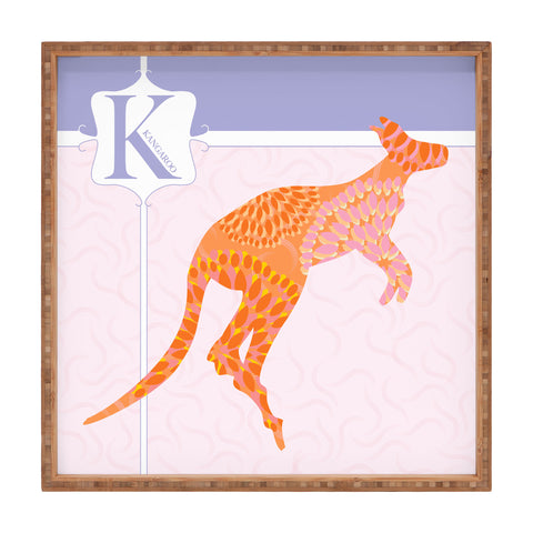 Jennifer Hill Miss Kangaroo Square Tray