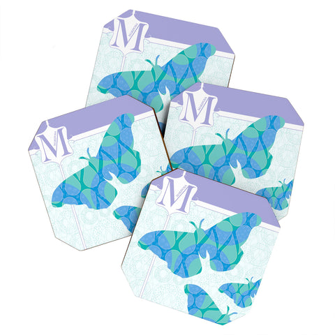 Jennifer Hill Miss Mariposa Coaster Set