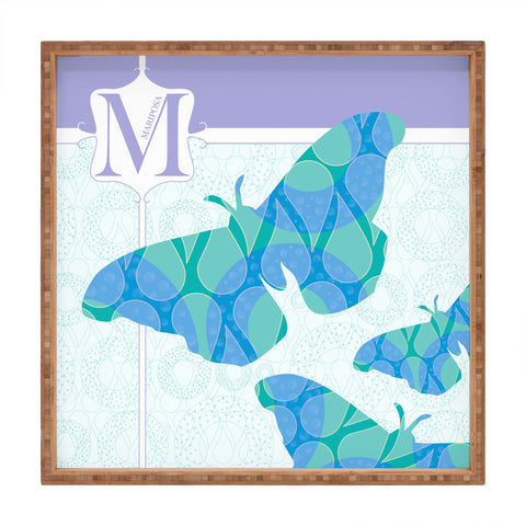 Jennifer Hill Miss Mariposa Square Tray