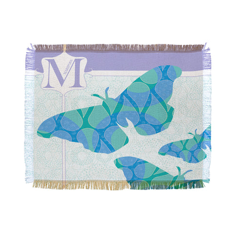 Jennifer Hill Miss Mariposa Throw Blanket