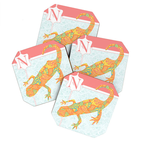 Jennifer Hill Miss Newt Coaster Set