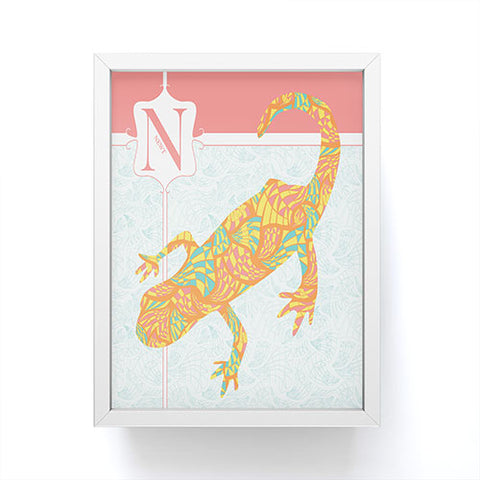 Jennifer Hill Miss Newt Framed Mini Art Print