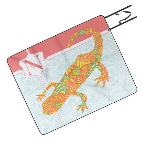 Jennifer Hill Miss Newt Picnic Blanket