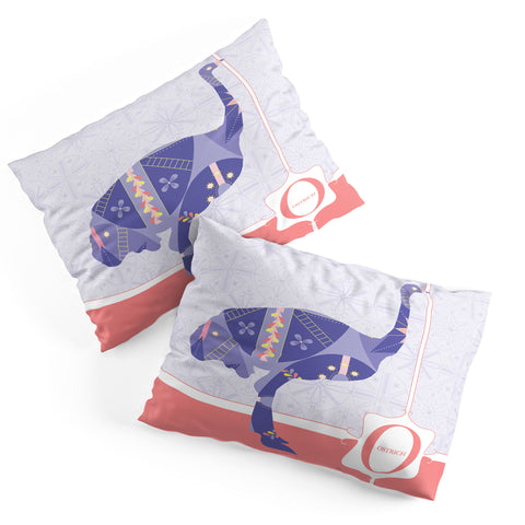 Jennifer Hill Miss Ostrich Pillow Shams