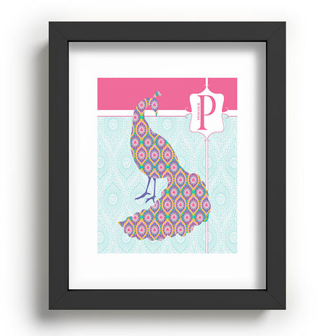 Jennifer Hill Miss Peacock Recessed Framing Rectangle