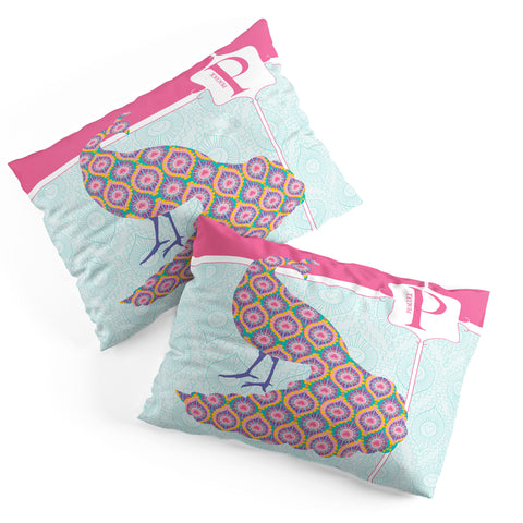 Jennifer Hill Miss Peacock Pillow Shams