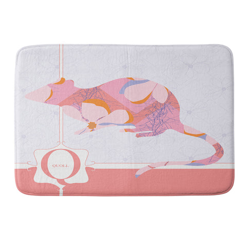 Jennifer Hill Miss Quoll Memory Foam Bath Mat