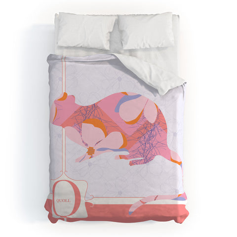 Jennifer Hill Miss Quoll Duvet Cover