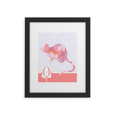 Jennifer Hill Miss Quoll Framed Art Print