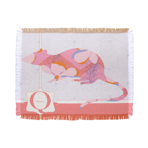 Jennifer Hill Miss Quoll Throw Blanket