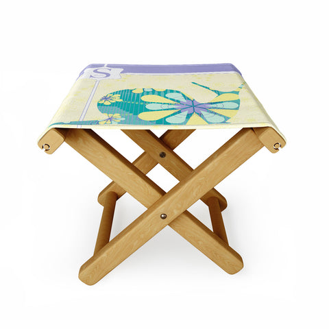 Jennifer Hill Miss Snail Folding Stool