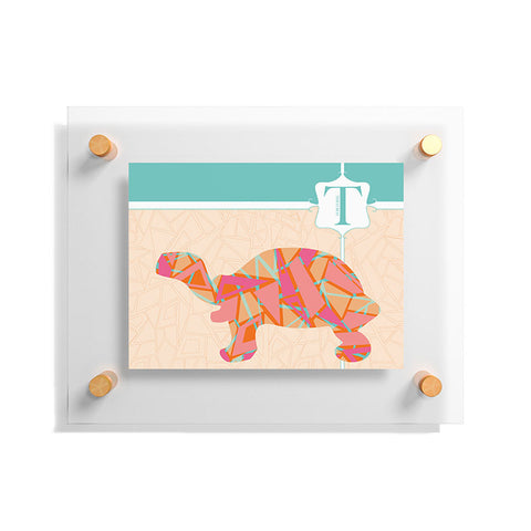 Jennifer Hill Miss Tortoise Floating Acrylic Print