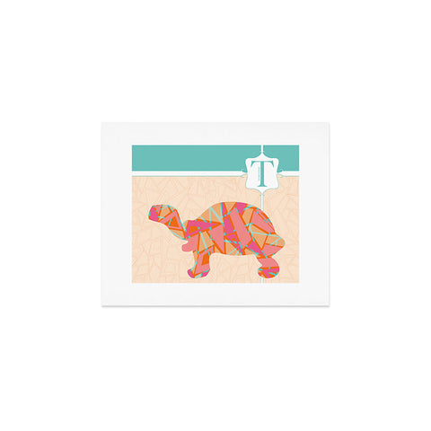Jennifer Hill Miss Tortoise Art Print