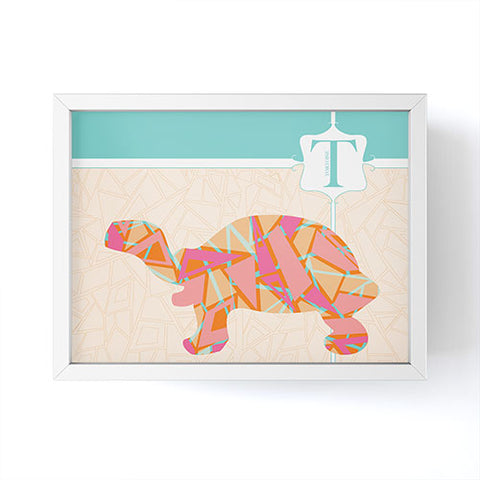 Jennifer Hill Miss Tortoise Framed Mini Art Print