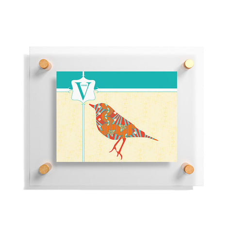 Jennifer Hill Miss Veery Floating Acrylic Print