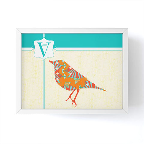 Jennifer Hill Miss Veery Framed Mini Art Print