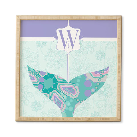 Jennifer Hill Miss Whale Framed Wall Art