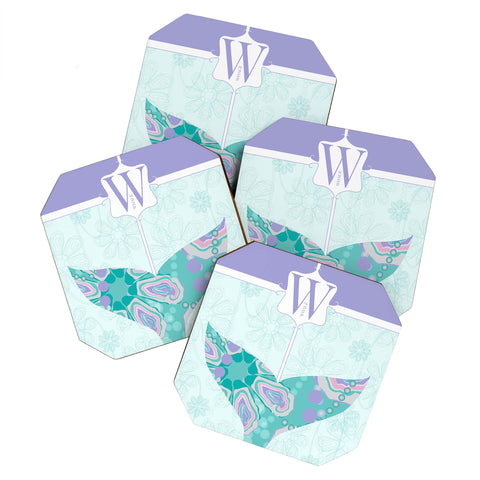 Jennifer Hill Miss Whale Coaster Set