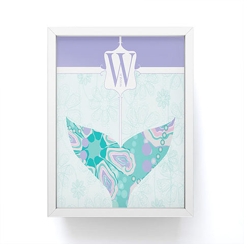 Jennifer Hill Miss Whale Framed Mini Art Print