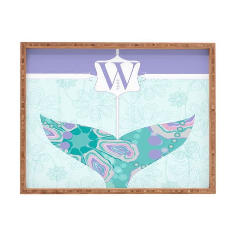 Jennifer Hill Miss Whale Rectangular Tray