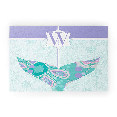 Jennifer Hill Miss Whale Welcome Mat