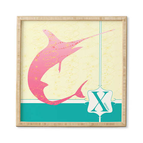 Jennifer Hill Miss Xiphias Framed Wall Art