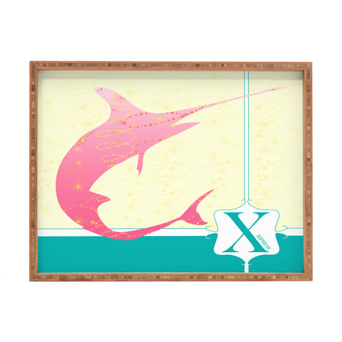 Jennifer Hill Miss Xiphias Rectangular Tray