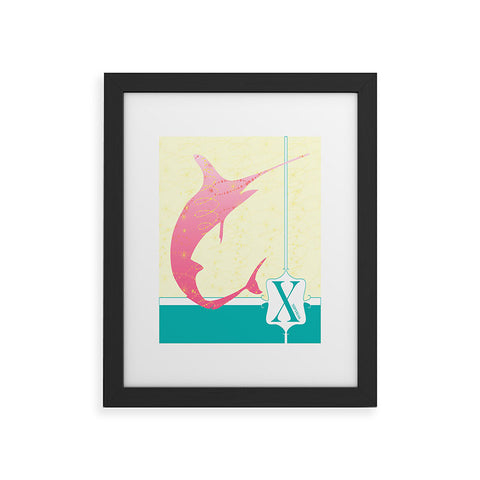 Jennifer Hill Miss Xiphias Framed Art Print