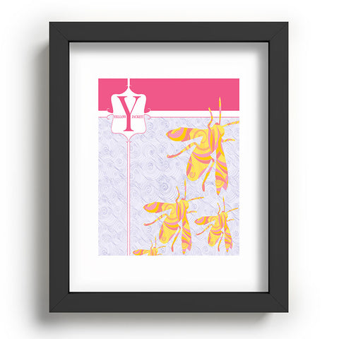 Jennifer Hill Miss Yellow Jacket Recessed Framing Rectangle