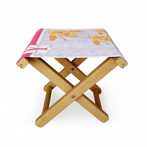 Jennifer Hill Miss Yellow Jacket Folding Stool
