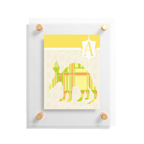 Jennifer Hill Mister Aardvark Floating Acrylic Print