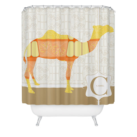 Jennifer Hill Mister Camel Shower Curtain