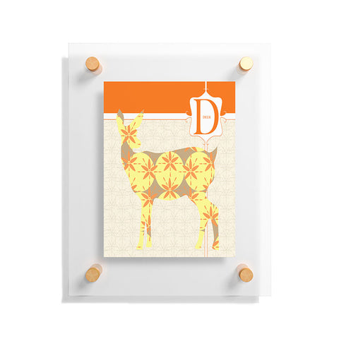 Jennifer Hill Mister Deer Floating Acrylic Print