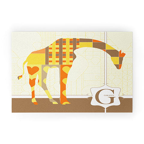 Jennifer Hill Mister Giraffe Welcome Mat
