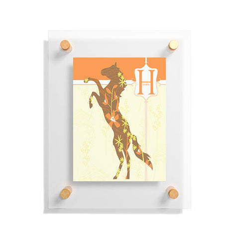 Jennifer Hill Mister Horse Floating Acrylic Print