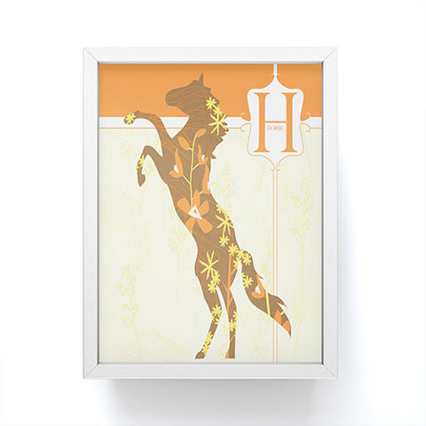 Jennifer Hill Mister Horse Framed Mini Art Print