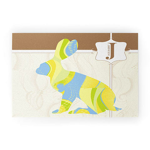Jennifer Hill Mister Jackrabbit Welcome Mat