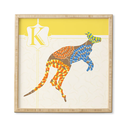 Jennifer Hill Mister Kangaroo Framed Wall Art