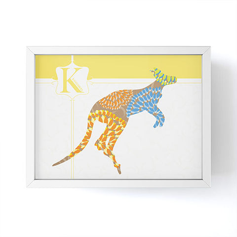 Jennifer Hill Mister Kangaroo Framed Mini Art Print