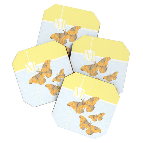 Jennifer Hill Mister Moth Coaster Set