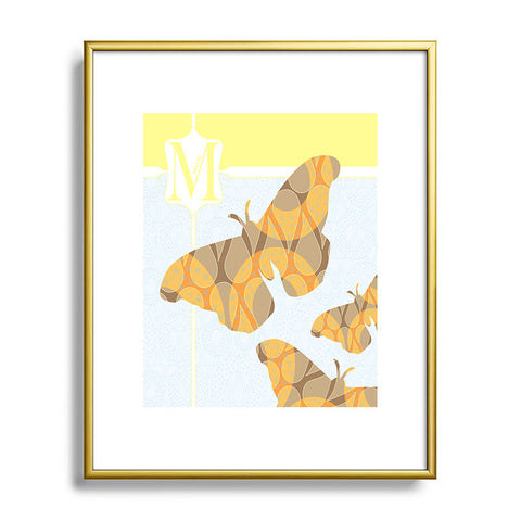 Jennifer Hill Mister Moth Metal Framed Art Print