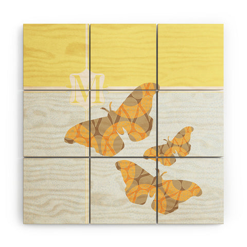 Jennifer Hill Mister Moth Wood Wall Mural